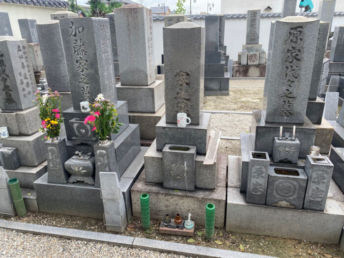 【刈谷市 昭和31年建立 8寸角石塔 お墓じまい~完成~】