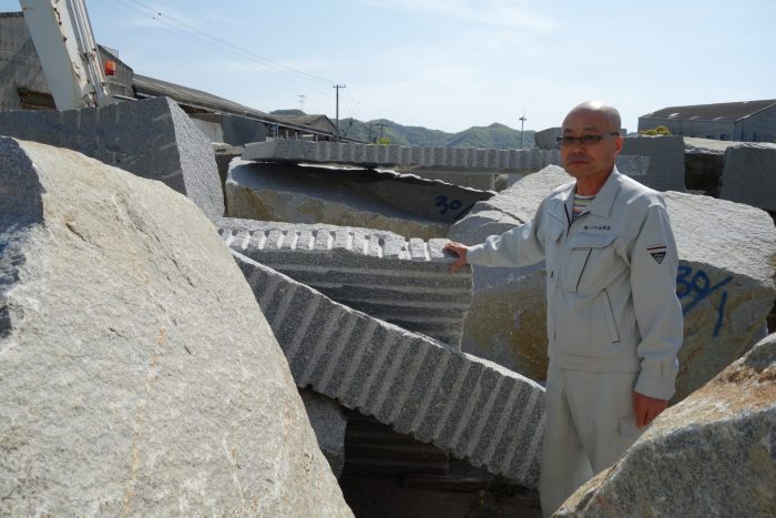 【庵治工場～刈谷市御寺院様合同廟加工の確認～】