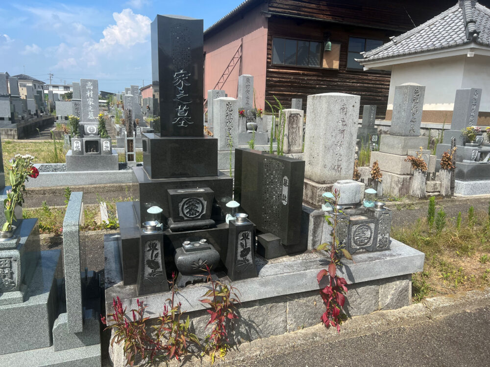 【知立市 昭和50年建立石塔 墓誌追加彫り工事～打合せ～】お施主様ID:mi09t