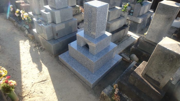 【東浦町 真壁石(小目)いづかオリジナル和墓7寸Ｒ型～仕上げ・完成～】