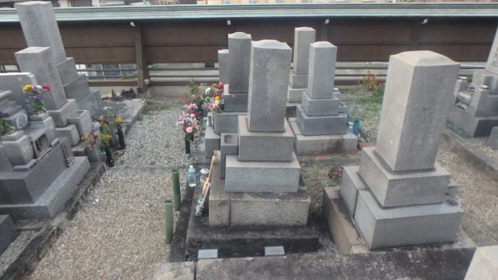 【刈谷市 昭和5年建立８寸角石塔 墓誌追加彫り工事～引取り～】
